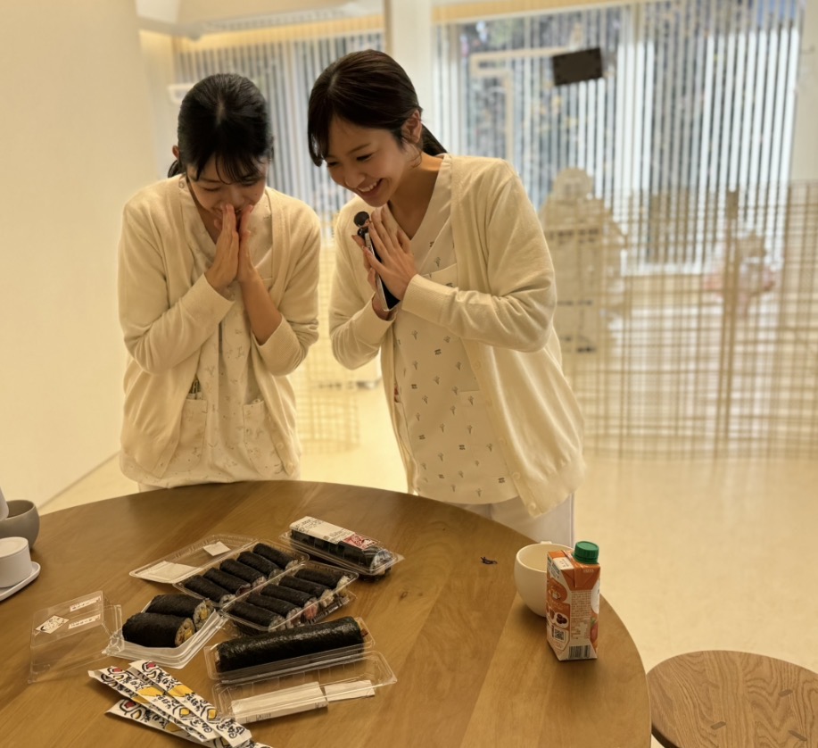 恵方巻きを美味しくいただきました！